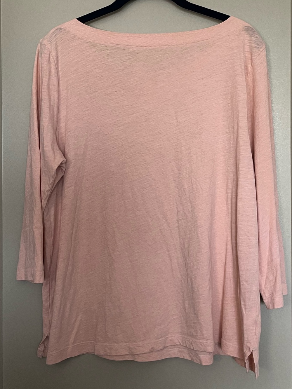 💙💙LOFT Light Pink Women's 3/4 Sleeve Boatneck Top